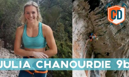 Watch Julia Chanourdie climb 9b